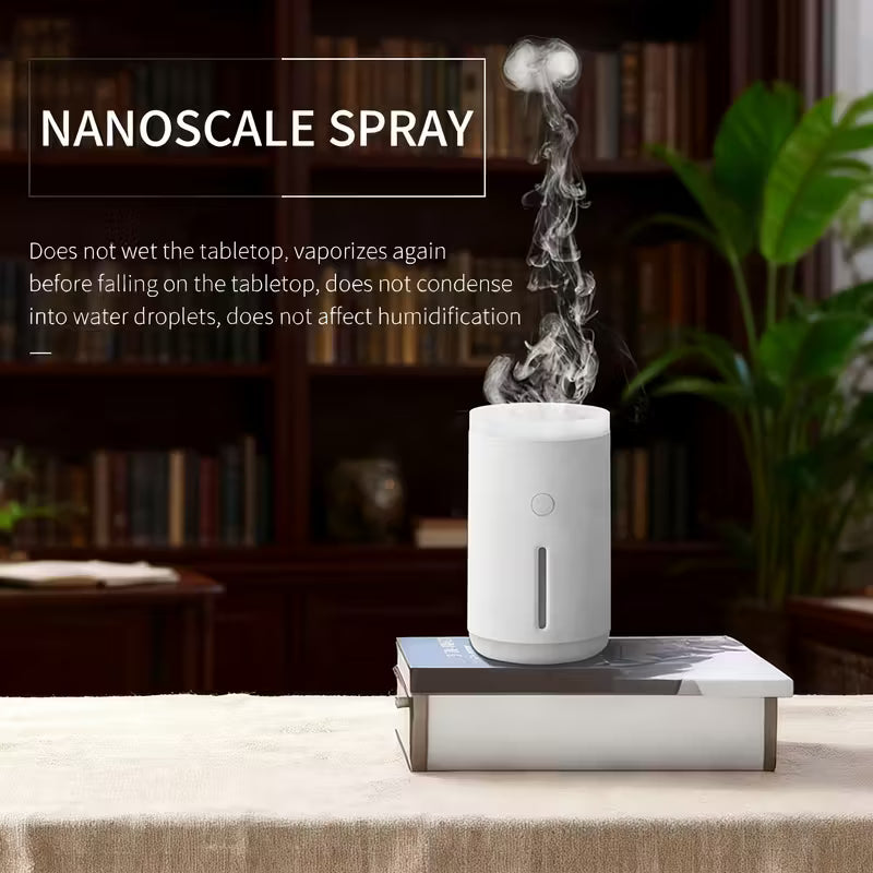 Jellyfish Mist Humidifier – USB Powered, Quiet Operation with Auto Shut-Off & Water Protection
