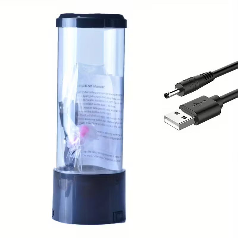 Color-Changing Jellyfish Lamp – USB Powered LED Aquarium Light