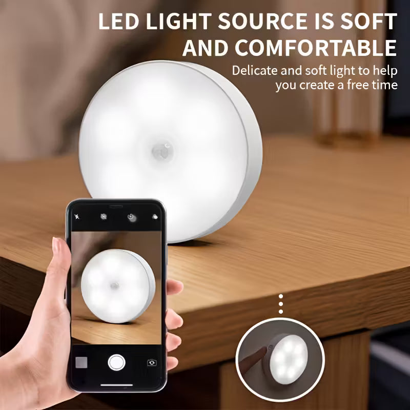 Motion Sensor Cabinet Light – Wireless, USB Rechargeable & Easy Install