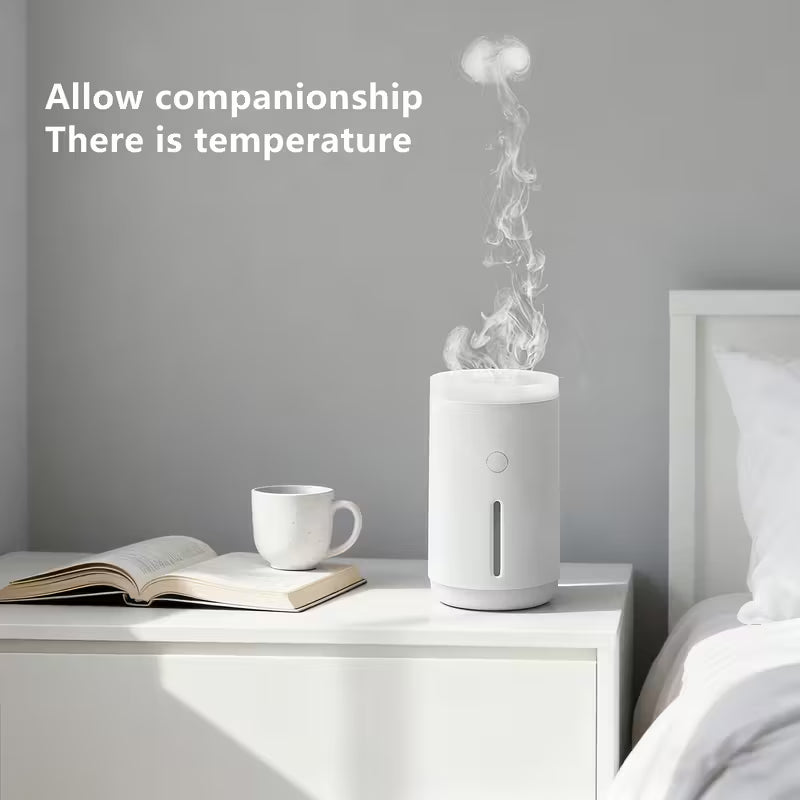 Jellyfish Mist Humidifier – USB Powered, Quiet Operation with Auto Shut-Off & Water Protection