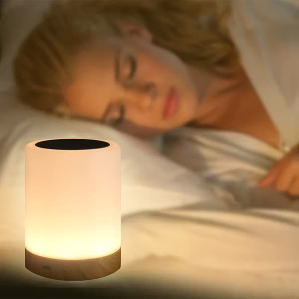 Versatile Touch-Control Night Lamp – USB Rechargeable, Adjustable Color & Brightness