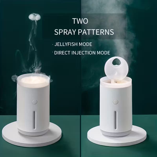 Jellyfish Mist Humidifier – USB Powered, Quiet Operation with Auto Shut-Off & Water Protection