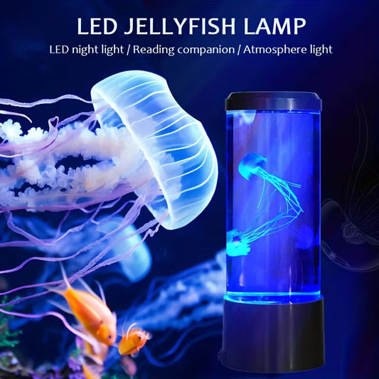Color-Changing Jellyfish Lamp – USB Powered LED Aquarium Light
