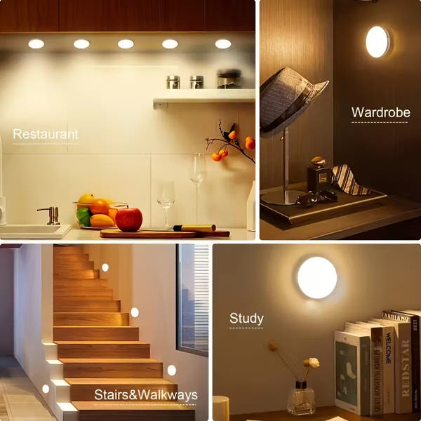 Motion Sensor Cabinet Light – Wireless, USB Rechargeable & Easy Install
