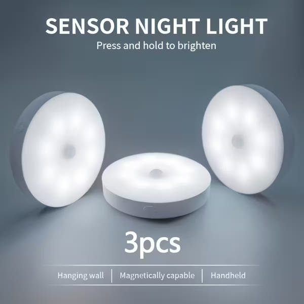 Motion Sensor Cabinet Light – Wireless, USB Rechargeable & Easy Install