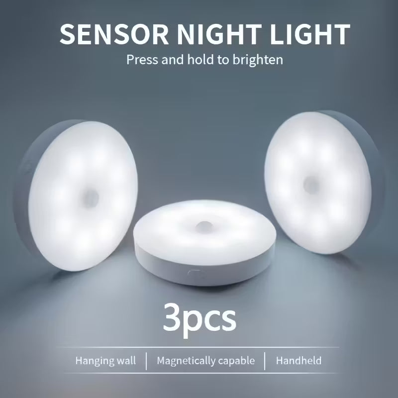 Motion Sensor Cabinet Light – Wireless, USB Rechargeable & Easy Install
